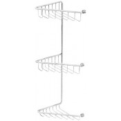 Полка-решетка тройная Migliore Complementi ML.COMCR-50.113 - хром