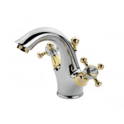 Смеситель для раковины Migliore Lady 18841 хром/золото