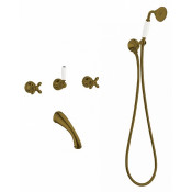 Смеситель для ванны Migliore Princeton Plus ML.PRP-8018.BR бронза