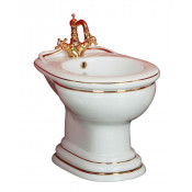 Биде Migliore Milady напольное, декор 1