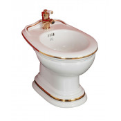 Биде Migliore Milady напольное, декор 2