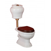 Унитаз ML.MLD-25.712.D3.BR, выпуск в пол, кнопка бронза