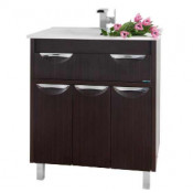 Тумба c раковиной Vod-ok Габи 75, корпус венге, фасад венге