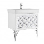 Тумба с раковиной Vod-ok Елизавета 70, белый