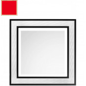 Зеркало Vod-ok Леон 60 цвет красный