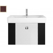 Тумба с раковиной Vod-ok Леон 60, цвет шоколад