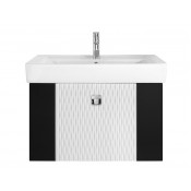 Тумба с раковиной Vod-ok Леон 70, цвет черный