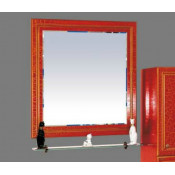 Зеркало Misty Fresko 105, цвет красный