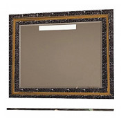 Зеркало Misty Fresko 105, цвет черный