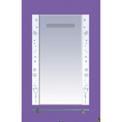 Зеркало Misty Kitty 60 c полочкой, цвет белый