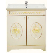 Тумба с раковиной Misty Milano 70 прямая, цвет бежевый