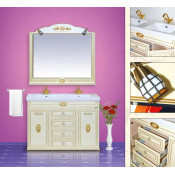 Зеркало Misty Roma 120, цвет бежевый