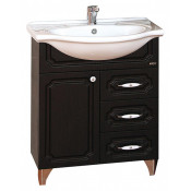 Тумба с раковиной Misty Александра 65, цвет венге