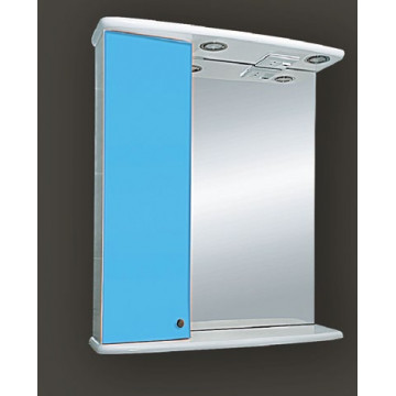 Зеркало-шкаф Misty Астра 50, цвет голубой