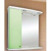 Зеркало-шкаф Misty Астра 50, цвет салатовый