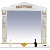 Зеркало Misty Барокко 120, цвет белый