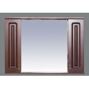 Зеркало-шкаф Misty Вояж 100, цвет коричневый