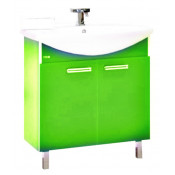 Тумба с раковиной Misty Джулия 65 салатовый