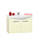 Тумба с раковиной Misty Джулия 75 подвесная, цвет бежевый