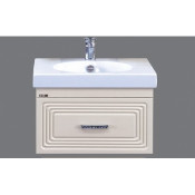 Тумба с раковиной Misty Европа 50 подвесная, цвет бежевый