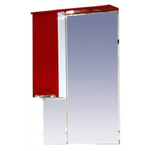 Зеркало-шкаф Misty Жасмин 65, цвет красный