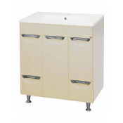 Тумба с раковиной Misty Кристи 75,цвет бежевый