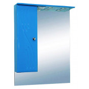 Зеркало-шкаф Misty Мисти 50 цвет голубой