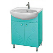 Тумба с раковиной Misty Мисти 50 цвет салатовый