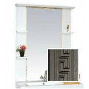 Зеркало-шкаф Misty Олимпия 90, цвет венге-белый