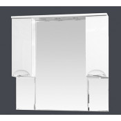 Зеркало-шкаф Misty Петра 105, цвет белый