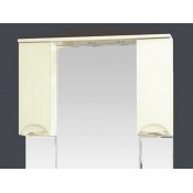 Зеркало-шкаф Misty Петра 105, цвет бежевый