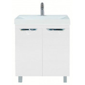 Тумба с раковиной Misty Петра 65, цвет белый