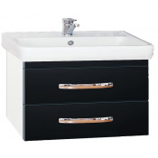 Тумба с раковиной Misty Эмилия 90, раковина-цвет черный