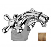 Смеситель Paini Liberty 17OT327 для биде с донным клапаном 1"1/4, бронза