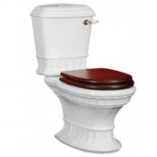 Унитаз-моноблок Migliore Gianeta ML.GNT-25.808 выпуск в стену с бачком, фурнитура - бронза, с отверстием для ручки слива