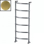 Полотенцесушитель водяной Margaroli Luna (Луна) 432-6 арт. 4323606OB - старая бронза (Old brass)