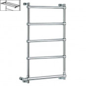 Полотенцесушитель электрический Margaroli Sole 542-5 BOX арт. 5424705CRPB, хром с полкой