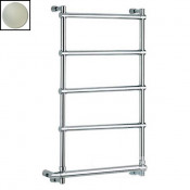 Полотенцесушитель электрический Margaroli Sole 542-5 BOX арт. 5424705BNNB, крашенный никель (Brushed nickel)