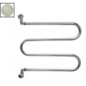 Полотенцесушитель Margaroli Vento арт. 402600BN водяной, шлифованный никель (Brushed nickel)