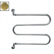 Полотенцесушитель Margaroli Vento арт. 402OB водяной, старая бронза (Old brass)