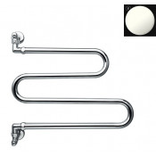 Полотенцесушитель Margaroli Vento водяной арт. 406WH, белый