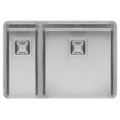 Мойка кухонная Reginox Texas 18x40+40x40 LUX L сталь