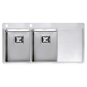 Мойка кухонная Reginox Nevada 30x30 LUX OKG left L сталь