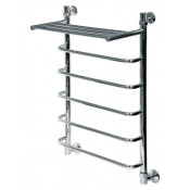 Полотенцесушитель водяной Ника Quadro Л90 ВП 80x50-6 с полкой