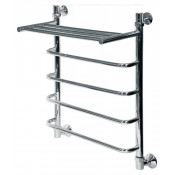 Полотенцесушитель водяной Ника Quadro Л90 ВП 60x60-5 с полкой