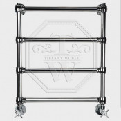 Полотенцесушитель водяной Tiffany арт. TW 600GVS для систем ГВС, 50хh60 см, хром
