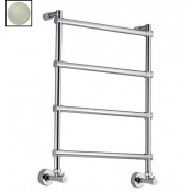 Полотенцесушитель Margaroli Sole водяной арт. 4424704BNN, шлифованный никель (Brushed nickel)