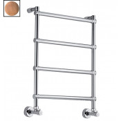 Полотенцесушитель Margaroli Sole водяной арт. 4424704OC, старая медь (Old copper)