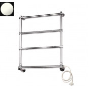 Полотенцесушитель электрический Margaroli Sole 542 BOX арт. 5424704WHNB, белый без хромовых эл-ов