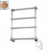 Полотенцесушитель электрический Margaroli Sole 542 BOX арт. 5424704OBNB, старая медь (Old copper)